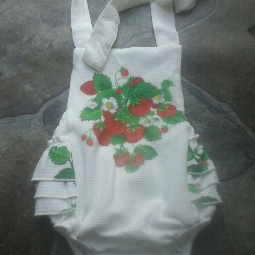 Strawberry romper